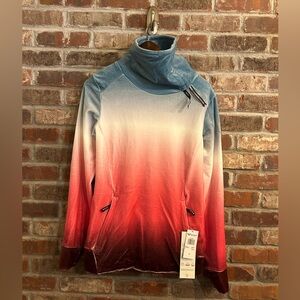 Roxy deltine velour fleece turtle neck women’s top size medium new with tags